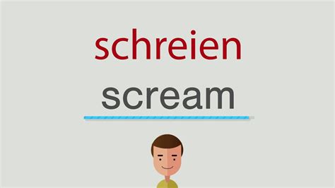 schreien auf englisch